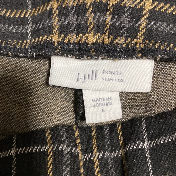 J Jill pointe slim leg plaid pants - Picture 2 of 11